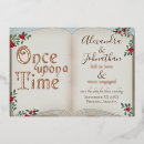 Search for enchanted fairytale wedding invitations Once upon a time