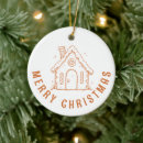 Search for gingerbread house christmas tree decorations Whimsical