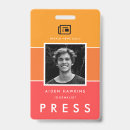 Search for press id badges Simple