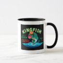 Search for black fish mugs Vintage