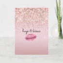 Search for pink lips cards Glitter