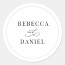 Search for names stickers Elegant simple rustic