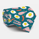 Search for bacon and eggs ties Pattern