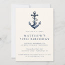 Search for nautical birthday invitations Anchor