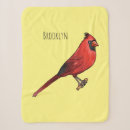 Search for red cardinal bird blankets Redbird