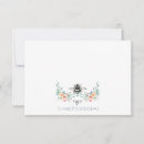 Search for bee horizontal note cards Floral