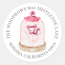 Search for snow globe return address labels Cute