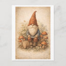 Search for gnome vertical postcards Mushroom