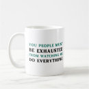 Search for exhausting mugs Funny