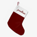 Search for red christmas stockings Rustic