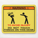 Search for touch this mouse mats Warning