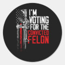 Search for convictions stickers President
