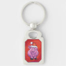 Search for cute pig key rings Festive