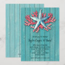 Search for turquoise starfish invitations Nautical
