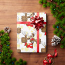 Search for character christmas wrapping paper Cute
