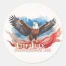 Search for bald round stickers Red white blue