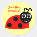 Search for ladybug cartoon stickers Animal