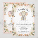 Search for floral elephant baby shower invitations A sweet little peanut