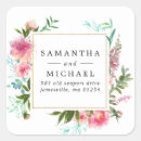 Search for pink return address labels weddings Gold