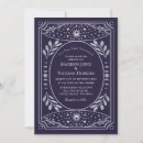 Search for purple and silver wedding invitations Celestial