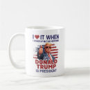 Search for love trump mugs Make america great again
