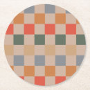Search for beige coasters Chequered