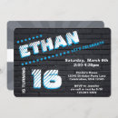 Search for brick wall invitations Blue