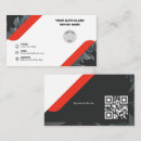 Search for black red business cards Automotive