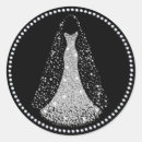 Search for faux silver glitter wedding stickers Elegant