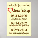 Search for our love story posters Engagement