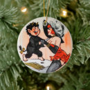 Search for krampus christmas tree decorations Vintage