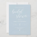 Search for light blue bridal shower invitations Rustic