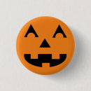 Search for jack o lantern face badges Orange