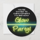 Search for blacklight invitations Glow in the dark
