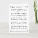 Search for sheet music birthday cards Vintage