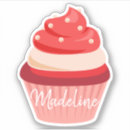 Search for valentines cupcake stickers Red