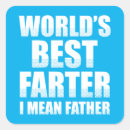 Search for worlds best father stickers Typography