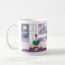 Search for yoga cat mugs Illustration