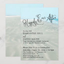 Search for sandy beach wedding invitations Typography