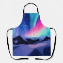 Search for aurora aprons Snow