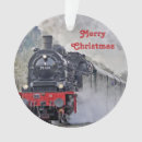 Search for steam engine christmas tree decorations Railway
