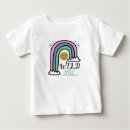 Search for rainbow birthday tshirts Wild one