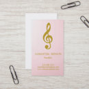 Search for vocalist business cards Girly