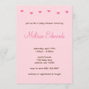 Search for heart baby girl shower invitations Stylish
