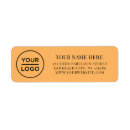 Search for oranges return address labels Elegant