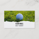 Search for golf business cards Training