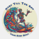 Search for surfing skeleton stickers Surfer