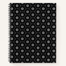 Search for black paper notebooks Floral