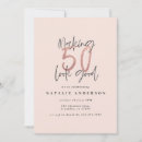 Search for rose gold surprise birthday invitations Typography