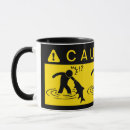 Search for warning sign mugs Black